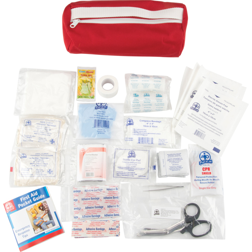 First Aid Kit, Class 1 Medical Device, Nylon Bag Sécurité Médic