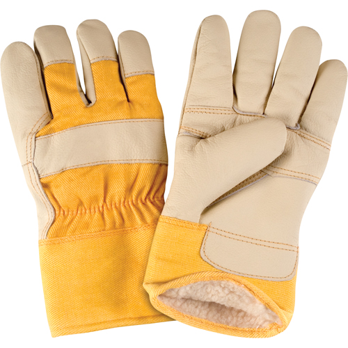Standard-Duty Winter-Lined Fitters Gloves, Large, Grain Furniture Palm, Boa Inner Lining Sécurité Médic