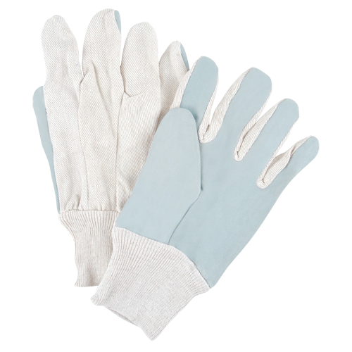 Premium Work Gloves, Large, Split Cowhide Palm Sécurité Médic