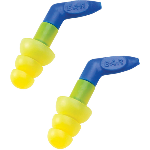 E-A-R UltraFit Reusable Earplugs, Uncorded, Bulk - Polybag, 27 dB NRR, One-Size Sécurité Médic