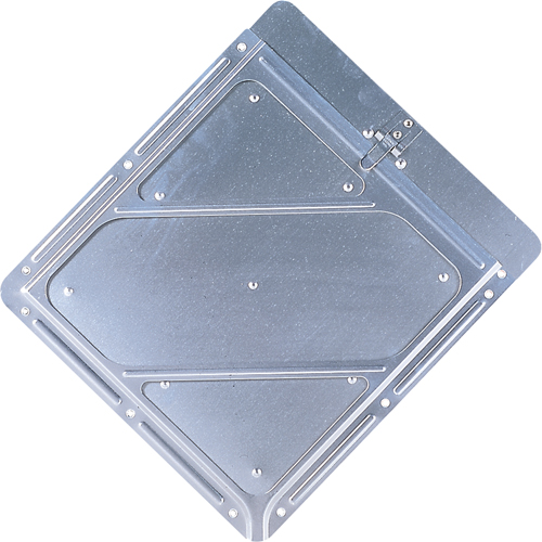 Porte-plaques, Aluminium Sécurité Médic
