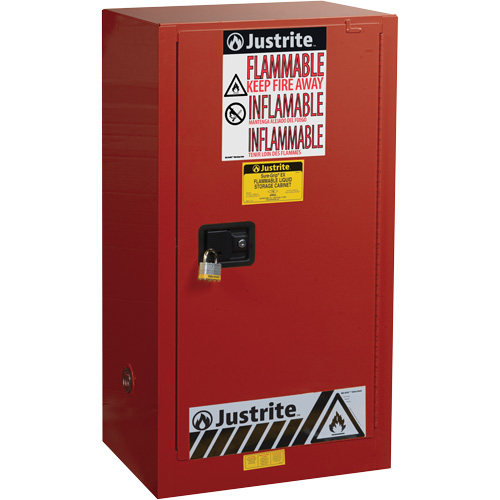 Armoire de s&eacute;curit&eacute; pour la peinture et les encres combustibles EX Sure-Grip, 20 gal., 2 tablettes Sécurité Médic