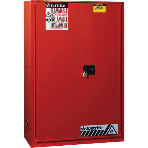 Armoire de s&eacute;curit&eacute; pour la peinture et les encres combustibles EX Sure-Grip, 60 gal., 5 tablettes Sécurité Médic