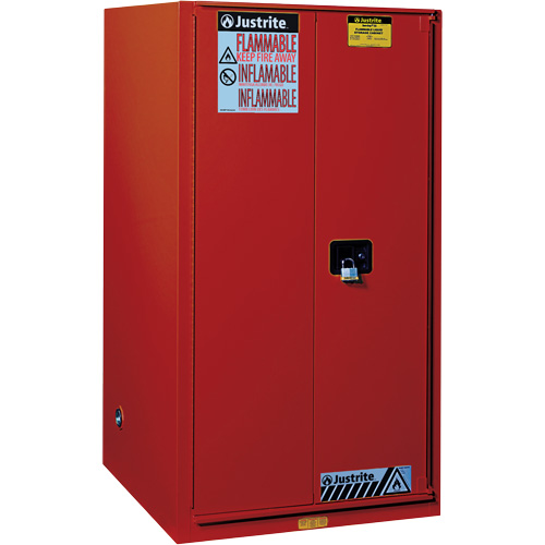 Armoire de s&eacute;curit&eacute; pour la peinture et les encres combustibles EX Sure-Grip, 96 gal., 5 tablettes Sécurité Médic