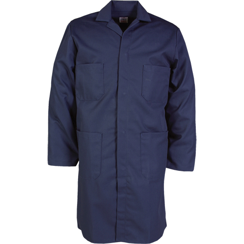 Lab Coats, Poly-Cotton, 44, Navy Blue Sécurité Médic