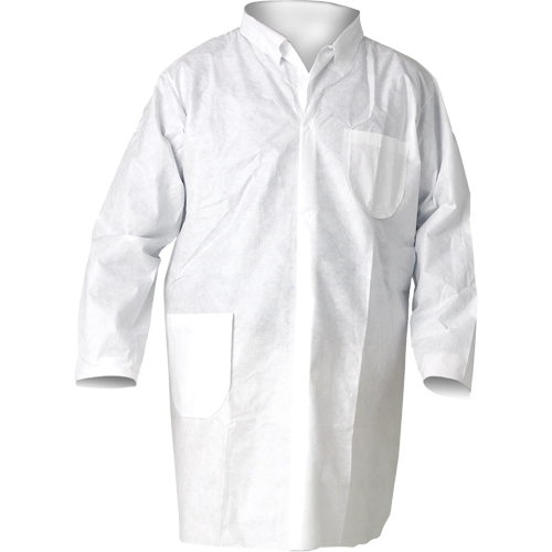 Sarraus de laboratoire KleenGuard A20, SMS, Blanc, Moyen Sécurité Médic