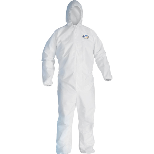 Kleenguard A40 Coveralls, Large, White, Microporous Sécurité Médic