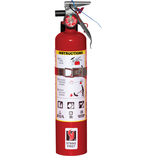 Fire Extinguisher, ABC, 2.5 lbs. Capacity Sécurité Médic