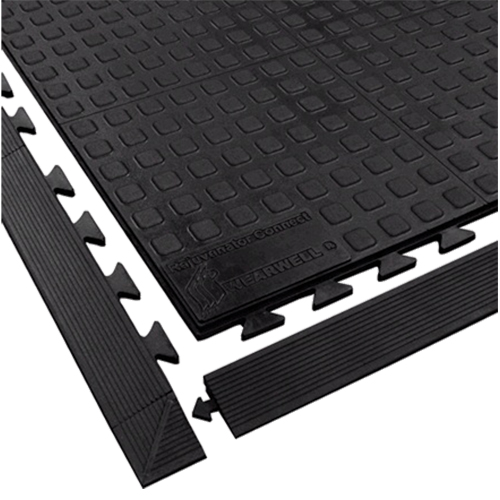 Tapis Rejuvenator Connect No. 502, Polyur&eacute;thane, 3-1/4' la c, 3-1/4' lo, 5/8" &eacute;paisseur, Jaune Sécurité Médic