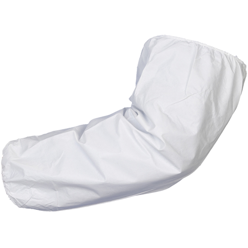 Manches Micromax, Longueur de 18", Microporeux, Blanc Sécurité Médic