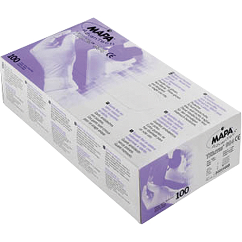 Gants en polym&egrave;re triple couche Trilites, Petit, Latex/N&eacute;opr&egrave;ne/Nitrile, 6 mils, Sans poudre, Mauve Sécurité Médic