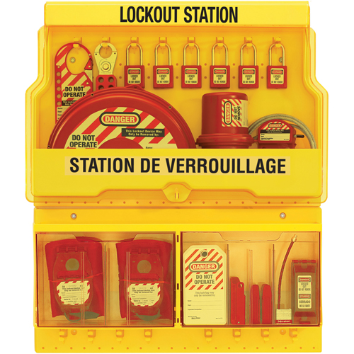 Postes de verrouillage de luxe, Cadenas Thermoplastique, Capacit&eacute; de 32, Cadenas Compris Sécurité Médic