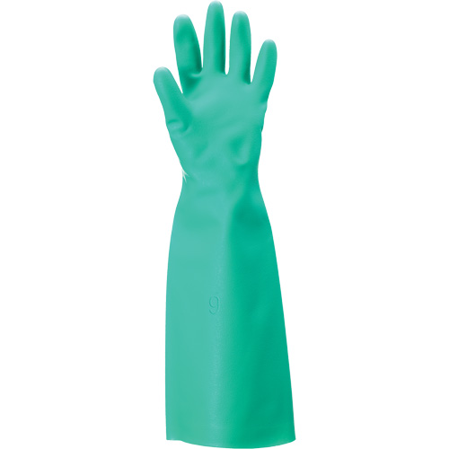 Gants Solvex 37-185, Taille T-Grand/10, 18" lo, Nitrile, 22 mils Sécurité Médic