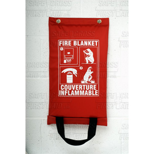 Fire Blanket, Fibreglass, 72"L x 59"W Sécurité Médic