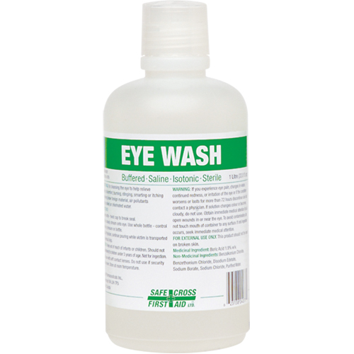 Solution ophtalmique, Bouteille Plein, 1000 ml Sécurité Médic