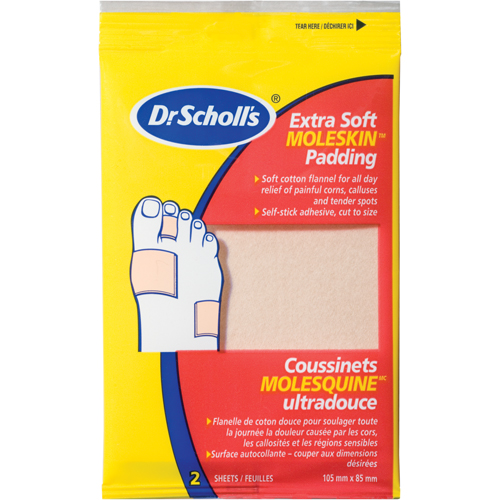 Tampons Moleskin Plus de Dr Scholl's Sécurité Médic