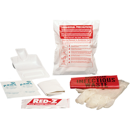 Fluid Spill Clean-Up Kit, Hazmat, Bag Sécurité Médic