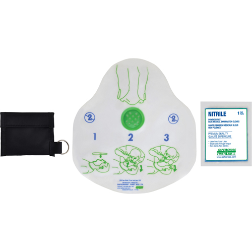 Trousse pour masques RCR, Masque &agrave; usage unique, Classe 2 Sécurité Médic