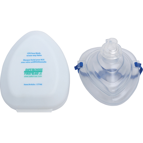 Masques RCR de poche, Masque r&eacute;utilisable, Classe 2 Sécurité Médic