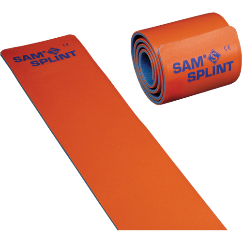 Attelles Sam - Tr&egrave;s grand, Polyvalent, Aluminium rembourr&eacute; au caoutchouc-mousse, 36", Classe 1 Sécurité Médic
