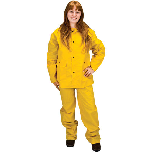 V&ecirc;tements imperm&eacute;ables RZ100, Polyester/PVC, 2T-Grand, Jaune Sécurité Médic