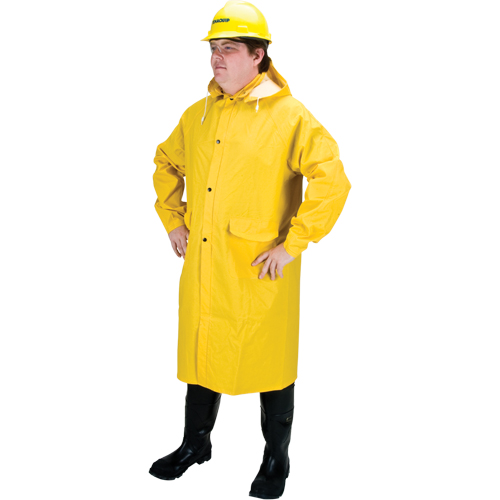 Imperm&eacute;able long RZ203, Polyester, T-Grand, Jaune Sécurité Médic