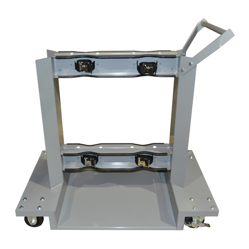 Supports mobiles pour bouteilles, Roues Polyol&eacute;fine, Base de 24" la x 40" lo, 1600 lb Sécurité Médic