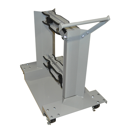 Supports mobiles pour bouteilles, Roues Polyol&eacute;fine, Base de 24" la x 40" lo, 1600 lb Sécurité Médic