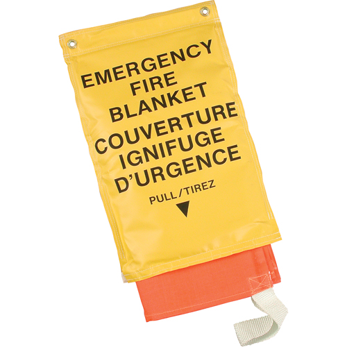 Emergency Fire Blankets, Fibreglass, 72"L x 72"W Sécurité Médic