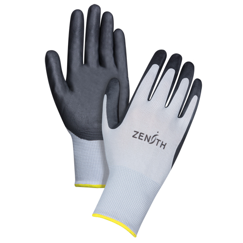 Lightweight Breathable Coated Gloves, 11/2X-Large, Foam Nitrile Coating, 13 Gauge, Polyester Shell Sécurité Médic