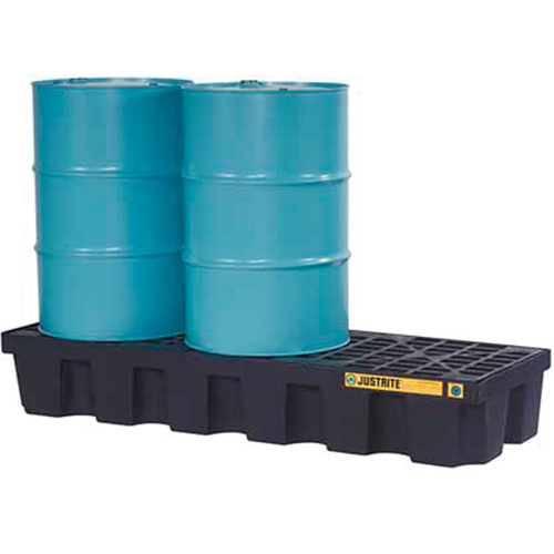 EcoPolyBlend Spill Control Pallets - Without Drain, 75 US gal. Spill Capacity, 73" x 25" x 11.6" Sécurité Médic