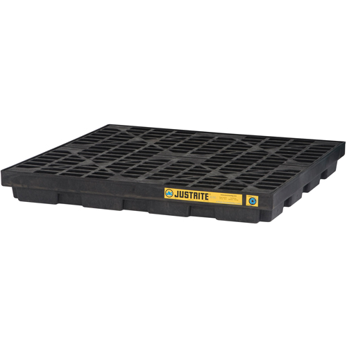 EcoPolyBlend Accumulation Centers, 49 US gal. Spill Capacity, 49" x 49" x 5.5" Sécurité Médic