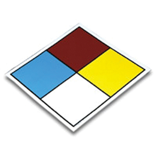 Blank NFPA Safety Placard, Vinyl Sécurité Médic