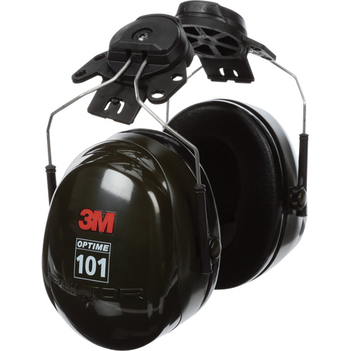 Peltor Optime 101 Series Earmuffs, Cap Mount, 24 NRR dB Sécurité Médic
