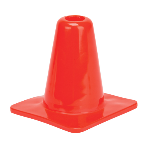 C&ocirc;ne de signalisation, 6", Orange Sécurité Médic