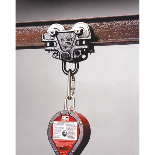 Miller&reg; Anchorage Connector Beam Trolley Adapter Kit, I-Beam/Steel, Permanent Use Sécurité Médic