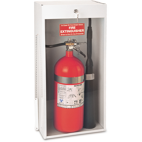Surface-Mounted Fire Extinguisher Cabinets, 14.125" W x 30.125" H x 9.0625" D Sécurité Médic