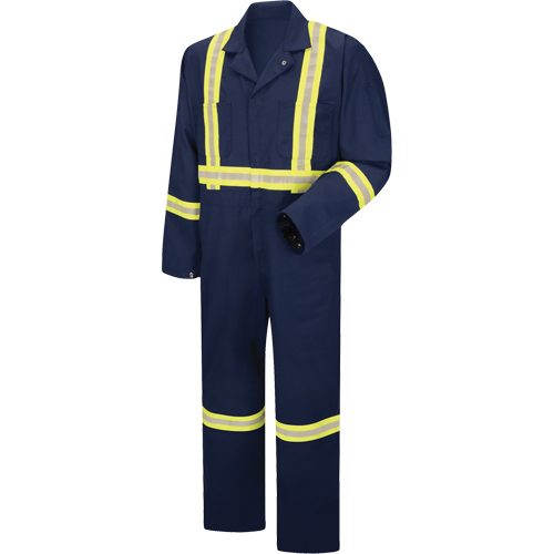 Combinaisons &agrave; visibilit&eacute; sup&eacute;rieure, Hommes, Bleu marine, Taille 38 Sécurité Médic