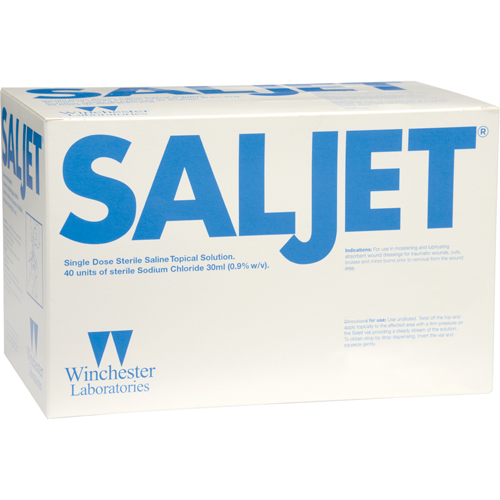 Saljet Single Dose Saline Solution, 1.01 oz. Sécurité Médic