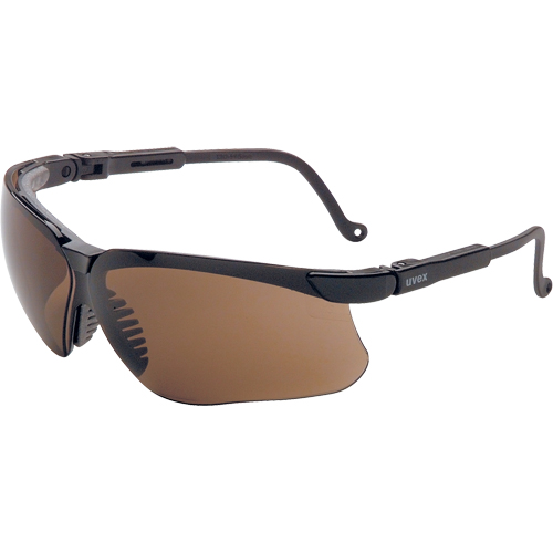 Lunettes de s&eacute;curit&eacute; Uvex Genesis avec lentilles HydroShield, Lentille Brun, Antibu&eacute;e, R&eacute;pond ou surpasse la norme CSA Z94.3 Sécurité Médic