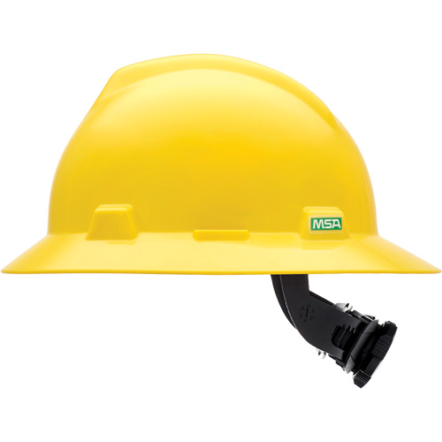 Casques de s&eacute;curit&eacute; &agrave; bordure compl&egrave;te V-Gard, R&eacute;pond aux normes CSA type 1, Suspension Rochet, Non ventil&eacute; Sécurité Médic
