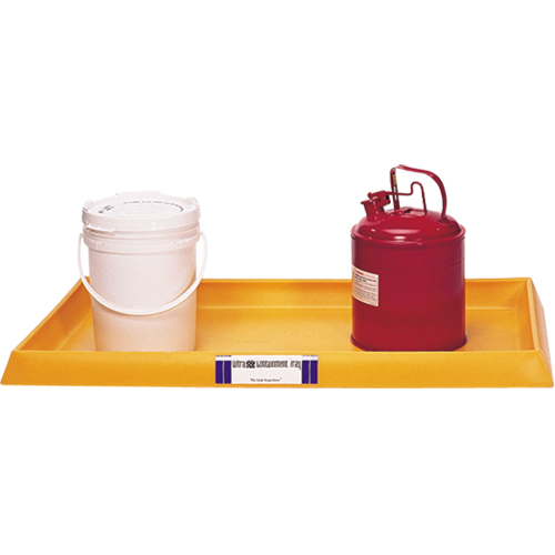 Plateaux Ultra-Containment Tray, 54" lo x 29,8" la x 3,5" h, Cap. de d&eacute;versement 16,5 gal. US Sécurité Médic