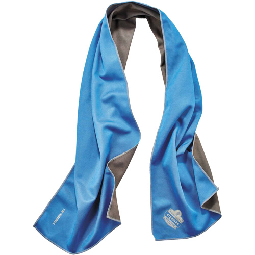Serviette de refroidissement en microfibre Chill-Its 6602MF, Bleu Sécurité Médic