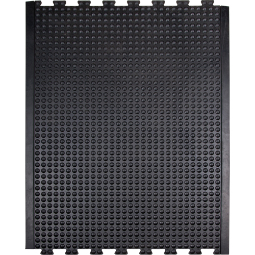 Anti-Fatigue Dome Matting, Bubbled, 3' x 4' x 1/2", Black, Rubber Sécurité Médic