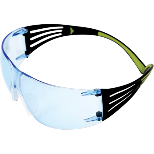 Lunettes de s&eacute;curit&eacute; SecureFit s&eacute;rie 400, Lentille Bleu, Antibu&eacute;e/Anti-&eacute;gratignures, ANSI Z87+/R&eacute;pond ou surpasse la norme CSA Z94.3 Sécurité Médic