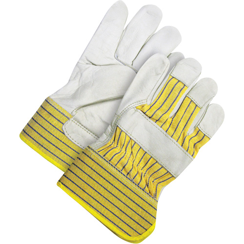 Classic Fitter Gloves, One Size, Grain Cowhide Palm, Fleece Inner Lining Sécurité Médic