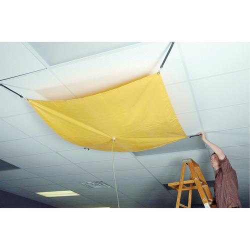 Ultra-Drip Diverter&reg; Roof Drip Diverter, 15' L x 15' W, Vinyl Sécurité Médic