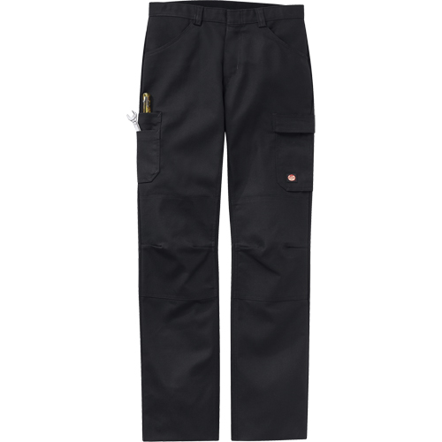 Performance Shop Pants, Canvas/Cotton/Polyester, Black, Size 30, 37 Inseam Sécurité Médic