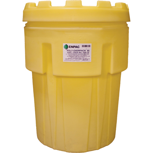 Poly-Overpack&reg; Salvage Drum, 95 US gal., Stationary Sécurité Médic