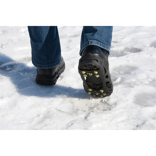 Heavy-Duty Anti-Slip Ice Cleats, Steel, Stud Traction, Medium Sécurité Médic